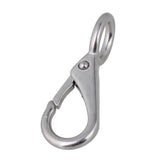 Stainless Steel  Boat Clip Hook Fixed Eye Hook Link  Clips Boat Fender Hooks, Snap Hooks for Bucket, Camping, and Hiking