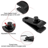 6 PCs Heavy Duty Tarp Clip Clamps Thumb Screw Tent Fasteners Clips for Camping Awnings Caravan Canopies Car Pool Boat Cover Clips In Australia - Darrahopens