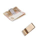 4PC Small Men's Slim Money Clip Stainless Steel Credit Business Card Holder Pocket Cash Wallet  for Food Snack, Flat Metal Clamp In Australia - Darrahopens