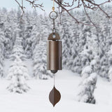 Wind Chimes Heroic Windbell Antique Copper Medium Lovely Resonance Serenity Wind Bell, Outdoor Decor for Garden, Patio, Porch