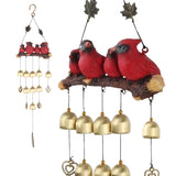 Cardinal Bird Wind Chime, Red Bird Bell Wind Chimes Outdoor Decorations, Garden Backyard Church Hanging Decor, Red In Australia - Darrahopens