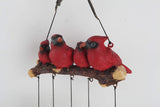 Cardinal Bird Wind Chime, Red Bird Bell Wind Chimes Outdoor Decorations, Garden Backyard Church Hanging Decor, Red In Australia - Darrahopens