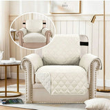 Chair Slipcover Reversible Chair Cover Water Resistant Couch Cover Washable Chair Cover Non-Slip Fabric Furniture Protector In Australia - Darrahopens