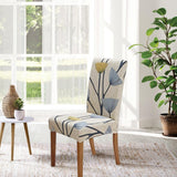 2pc Chair Covers for Dining Room Set of 2, Stretch Dining Chair Cover, Washable Kitchen Chair Slipcovers, Removable Seat Protector In Australia - Darrahopens