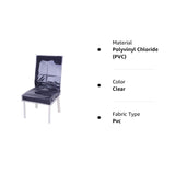 Dinning Chair Plastic Covers-Heavy Duty Clear Slipcovers Seat Protectors Waterproof Covers Your Chairs from Cat Damage