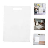 Cutting Board, Dishwasher- Safe Plastic Chopping Board for Kitchen with Easy Grip Handle,  White In Australia - Darrahopens