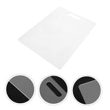 Cutting Board, Dishwasher- Safe Plastic Chopping Board for Kitchen with Easy Grip Handle,  White