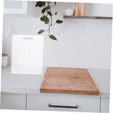 Cutting Board, Dishwasher- Safe Plastic Chopping Board for Kitchen with Easy Grip Handle,  White