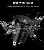 Cigarette Lighter Socket, Waterproof Cigarette Lighter Socket Replacement Kit for Car Boat Marine Motorcycle Truck Golf Cart In Australia - Darrahopens