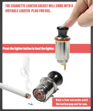 Lighter Element Socket Plug Socket, Auto Cigarette Lighter with Eject Button,Cigarette Lighter Replacement Accessory Push Button In Australia - Darrahopens