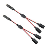 2pc Lighter Male Plug,Plug with Light Power Supply Cord Adapter Fuse Cable Wire for Car Inverter Air Pump Sprayer Compressor In Australia - Darrahopens