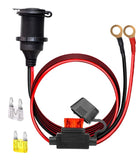 Lighter Socket Extension Cable with Perforated Terminal Direct Battery Type car Cigarette Lighter Adapter Heavy Duty Cable In Australia - Darrahopens