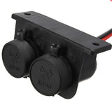 Car Cigarette Lighter Socket with Blade Fuse  Socket Cigarette Lighter Splitter Lighter Power Outlet Replacement Waterproof Plug