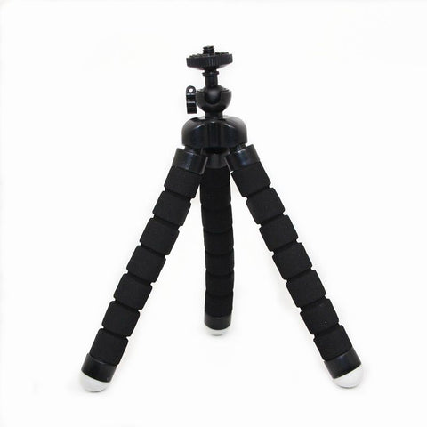 Phone Mini Tripod, Premium Flexible Mobile Phone Tripod Stand Compatible with  mall Digital Camera, Black