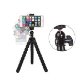Phone Mini Tripod, Premium Flexible Mobile Phone Tripod Stand Compatible with  mall Digital Camera, Black
