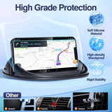 Car Phone Holder, Car Phone Mount Silicone Car Pad Mat for Various Dashboards, Slip Free Desk Phone Stand Compatible