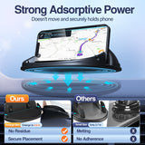 Car Phone Holder, Car Phone Mount Silicone Car Pad Mat for Various Dashboards, Slip Free Desk Phone Stand Compatible