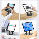 Tablet Stand, Adjustable Thick Phone Case Stand Compatible with All Mobile Phone  Traveling Swivel Tablet Holder Lifting