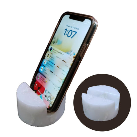 LuxurMarble Cell Phone Stand Holder for Cellphone Tablet Heavy Solid Real Stone Mobile Phone Stands In Australia - Darrahopens