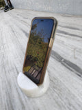 LuxurMarble Cell Phone Stand Holder for Cellphone Tablet Heavy Solid Real Stone Mobile Phone Stands In Australia - Darrahopens