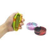 3Pcs Silicone Ashtrays for Cigarettes - Rubber Tray High Heat silicone cigarette holder Ash Tray Round Tray Cigar Ashtrays