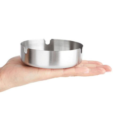 Stainless Steel Ashtrays  Indoor Round Ashtray,  Slots Each Cigar Ashtray Tabletop Round Stainless Steel Ash Tray Suitable In Australia - Darrahopens