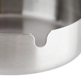 Stainless Steel Ashtrays  Indoor Round Ashtray,  Slots Each Cigar Ashtray Tabletop Round Stainless Steel Ash Tray Suitable