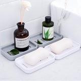 4PCS Draining Soap Dishes, Dishwashing Sponge Soap Holder with Water Tray, Keep The Place Dry, Easy to Clean Soap Cases, Suitable