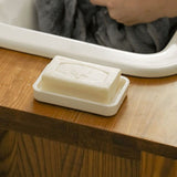 4PCS Draining Soap Dishes, Dishwashing Sponge Soap Holder with Water Tray, Keep The Place Dry, Easy to Clean Soap Cases, Suitable
