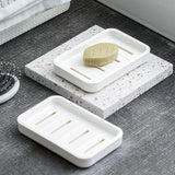 4PCS Draining Soap Dishes, Dishwashing Sponge Soap Holder with Water Tray, Keep The Place Dry, Easy to Clean Soap Cases, Suitable