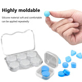 Swimming Ear Plugs,  Waterproof Reusable Silicone Swim Earplugs for Swimming Surfing Snorkeling and Other Water Sports