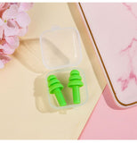 10pc Swimming Earplugs Silicone Noise Cancelling Ear Plugs Reusable Waterproof Earplugs with Case for Swimming and Sleeping