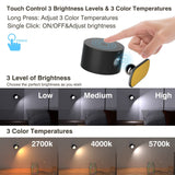 Reading Lights, Wall Mounted with Color Temperatures & Brightness Levels Rechargeable Battery Magnetic Ball Rotation Touch Control