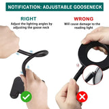 Desk Lamp Clip on Light, Lamp with  Color Modes Brightness Levels, Flexible Gooseneck Eye Protection Bed Night Light for Reading