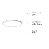 Flush Mount Ceiling Light, Super Slim  Ceiling Light, Ceiling Light for Bedroom, Living Room, Dining Room