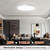 Flush Mount Ceiling Light, Super Slim  Ceiling Light, Ceiling Light for Bedroom, Living Room, Dining Room In Australia - Darrahopens