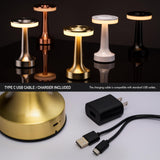 Portable Table Lamp with Touch Sensor, Brightness, Rechargeable Battery Up to  Usage, Night Light for Kids Nursery