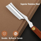 Straight Razor with Strope - Professional Straight Edge Barber Razor Premium Stainless Steel Shaver Razor with Shaving Strop In Australia - Darrahopens