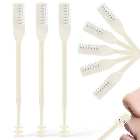 24PCS Nose Hair Knife Degree Rotation Shaving with Double Sided Comb Nostril Cleaner, Facial Hair Removel Portable Nose Hair Trimmer In Australia - Darrahopens