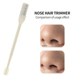 24PCS Nose Hair Knife Degree Rotation Shaving with Double Sided Comb Nostril Cleaner, Facial Hair Removel Portable Nose Hair Trimmer In Australia - Darrahopens