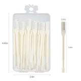 24PCS Nose Hair Knife Degree Rotation Shaving with Double Sided Comb Nostril Cleaner, Facial Hair Removel Portable Nose Hair Trimmer