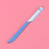 5pc Straight Edge Travel Razors For Bags Grooming Kit Blade Trimmer For Men After Black Color Dye Balm Oil Wash Replacement