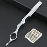 Hair Thinning Knife Hairdressing Barber Razor Hair Texturizing Cutting Razor with Replacement Stainless Steel Blades In Australia - Darrahopens