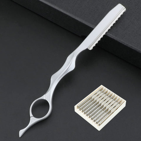 Hair Thinning Knife Hairdressing Barber Razor Hair Texturizing Cutting Razor with Replacement Stainless Steel Blades In Australia - Darrahopens