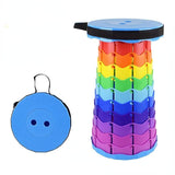 Upgraded Foldable Stool Thickened, Portable Collapsible Stool Retractable Stool for Fishing, Outdoor Activities