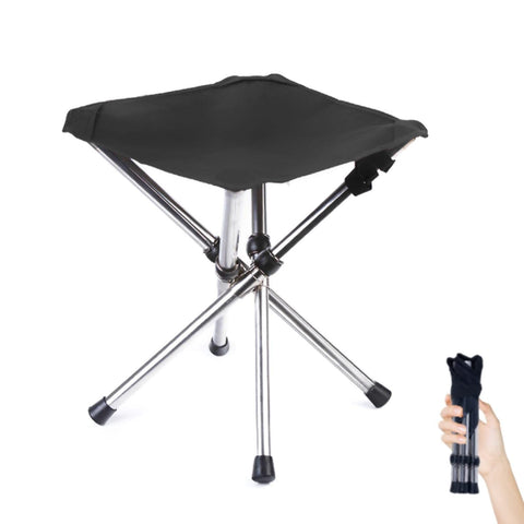 Outdoor Camping Stool Portable Folding Stool Camping Stool Small Retractable Folding Chair Foot Rest Stainless In Australia - Darrahopens