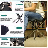Outdoor Camping Stool Portable Folding Stool Camping Stool Small Retractable Folding Chair Foot Rest Stainless