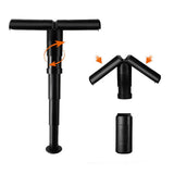 Travel Stool - A Compact Collapsible Stool with a Telescoping Neck to Adjust Seating Height & Supports Up