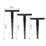 Travel Stool - A Compact Collapsible Stool with a Telescoping Neck to Adjust Seating Height & Supports Up