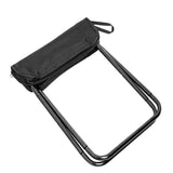 Portable Stool, Foldable Camping Stool, Zip Packed Stool Convenient for Travel/Hike/Wait in Line